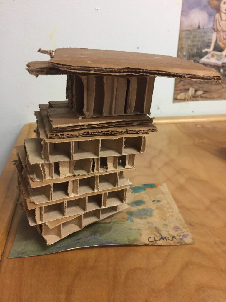 Cardboard Art | Highland Montessori School