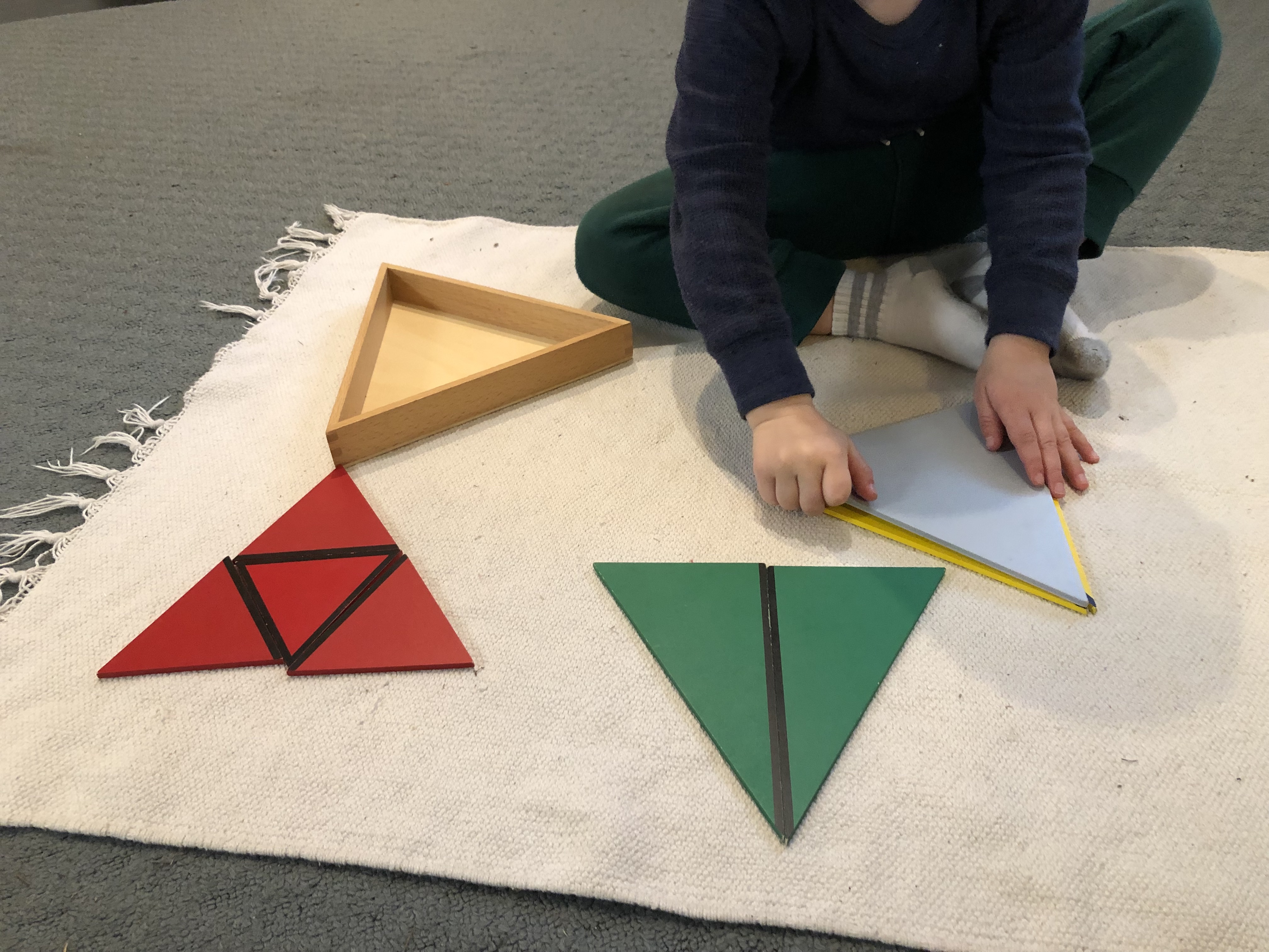 Montessori Triangular Box
